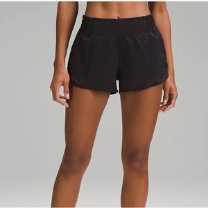 Lululemon Black High Rise Hotty Hot Shorts 2.5” inseam